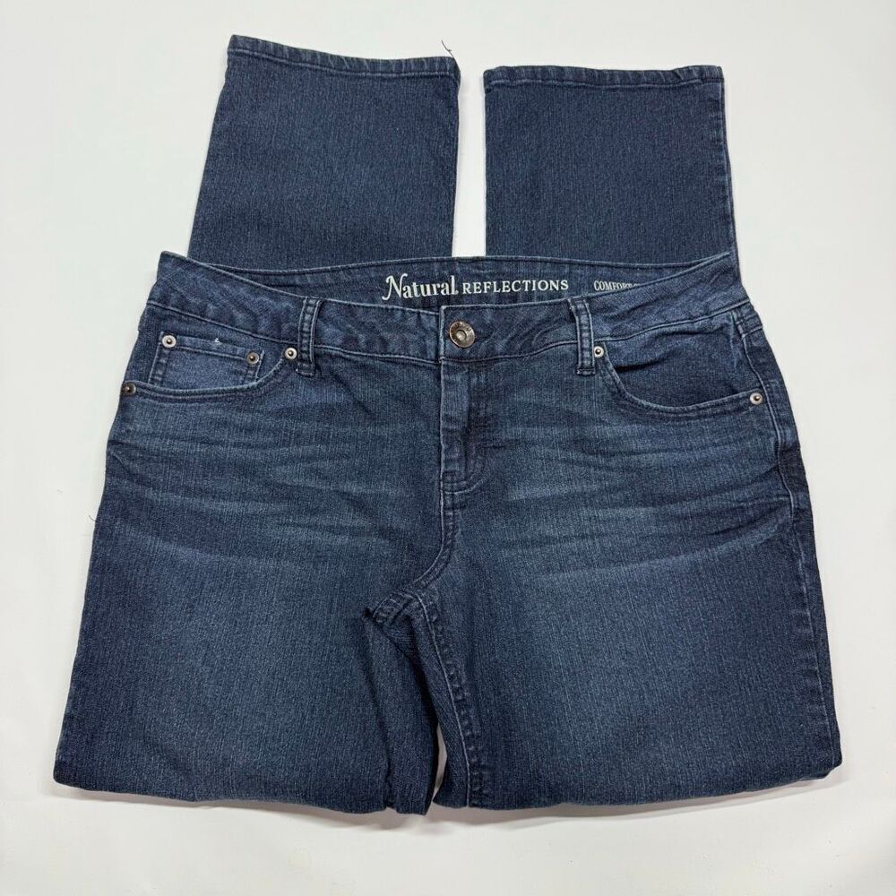 Natural reflections comfort stretch women’s denim jeans size 10 petite